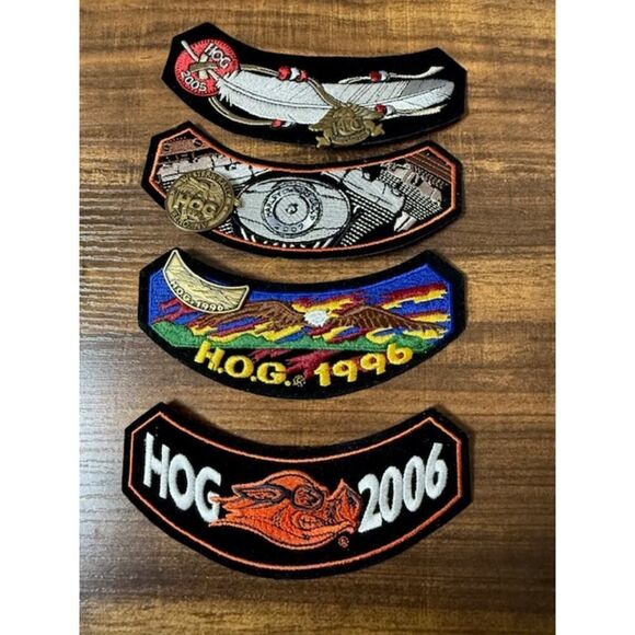 Harley Davidson HOG Lot 34 Patches and Pins (13 Years) 1996-2008 - Picture 9 of 12